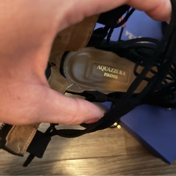 Aquazzura Amazon 105 suede heels - Picture 5 of 6